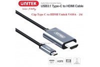 CÁP TYPE C -> HDMI Unitek V410A DÀI 2M